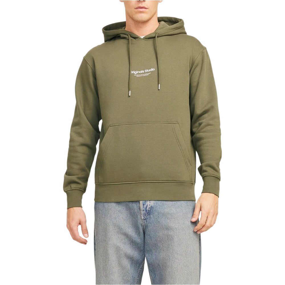 J&J sudadera hombre JORVESTERBRO SWEAT HOOD NOOS vista frontal