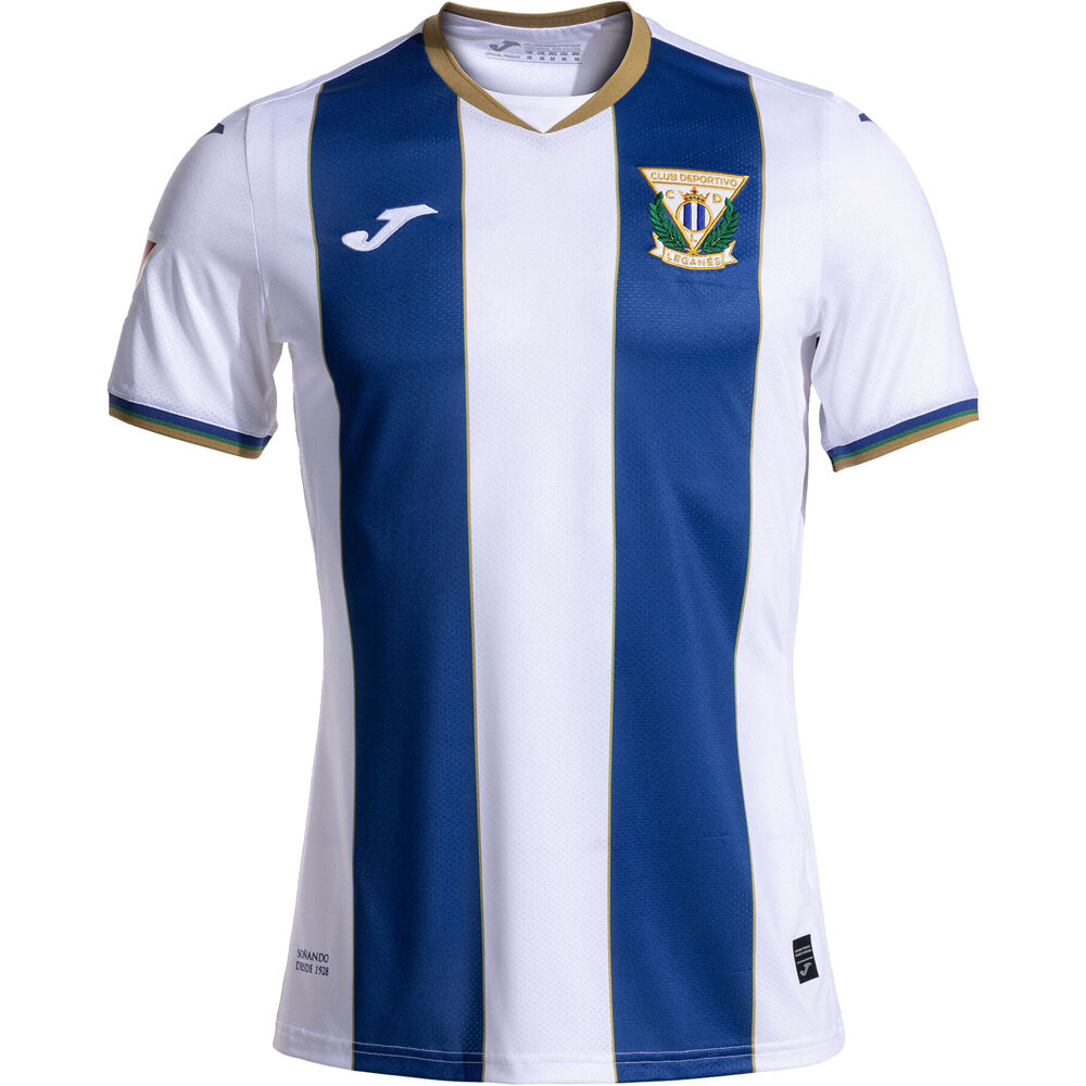 Joma camiseta de fútbol oficiales LEGANES 25 HOME JERSEY BLAZ vista frontal