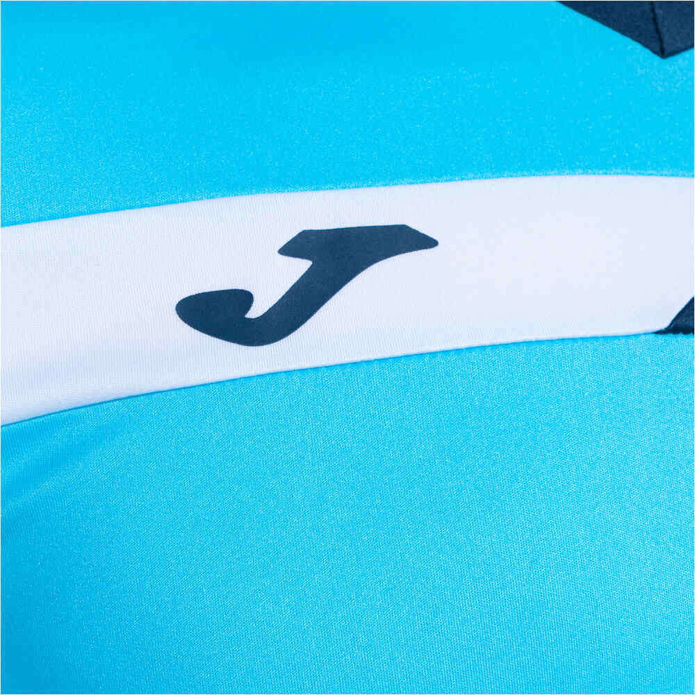 Joma camiseta tenis manga corta hombre CAMISETA MANGA CORTA COURT TURQ vista detalle