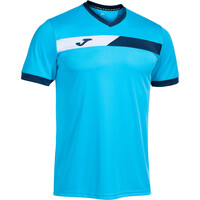 Joma camiseta tenis manga corta hombre CAMISETA MANGA CORTA COURT TURQ vista frontal