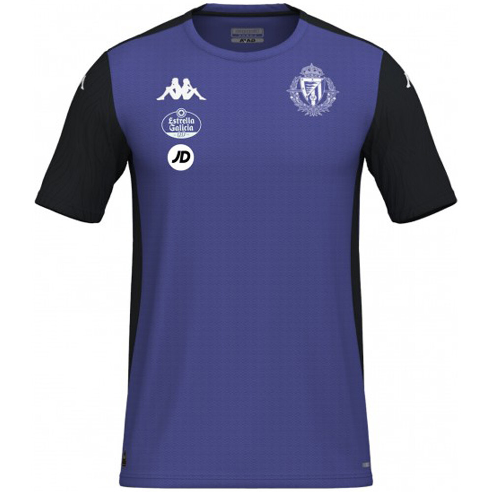 Kappa camiseta de fútbol oficiales VALLADOLID 25 PRO 7 ENTRENO vista frontal