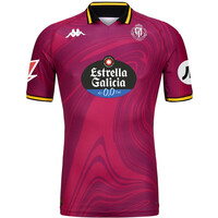 Kappa camiseta de fútbol oficiales VALLADOLID 25 THIRD vista frontal