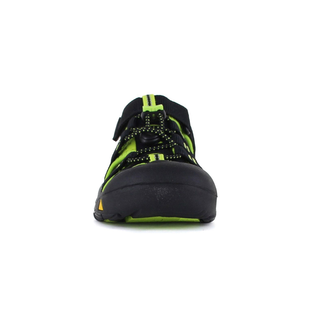 Keen sandalias trekking niño NEWPORT H2 BLACK/LIME GREEN lateral interior