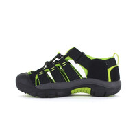 Keen sandalias trekking niño NEWPORT H2 BLACK/LIME GREEN puntera