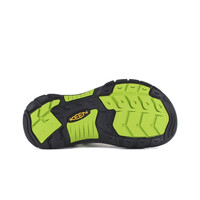 Keen sandalias trekking niño NEWPORT H2 BLACK/LIME GREEN vista superior