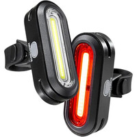 Kriptonics kit luces bicicleta Luz Avenue F-150 & R-75 Set vista frontal