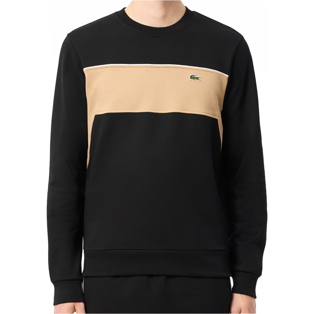 Lacoste sudadera hombre sweatshirt classic crew vista frontal