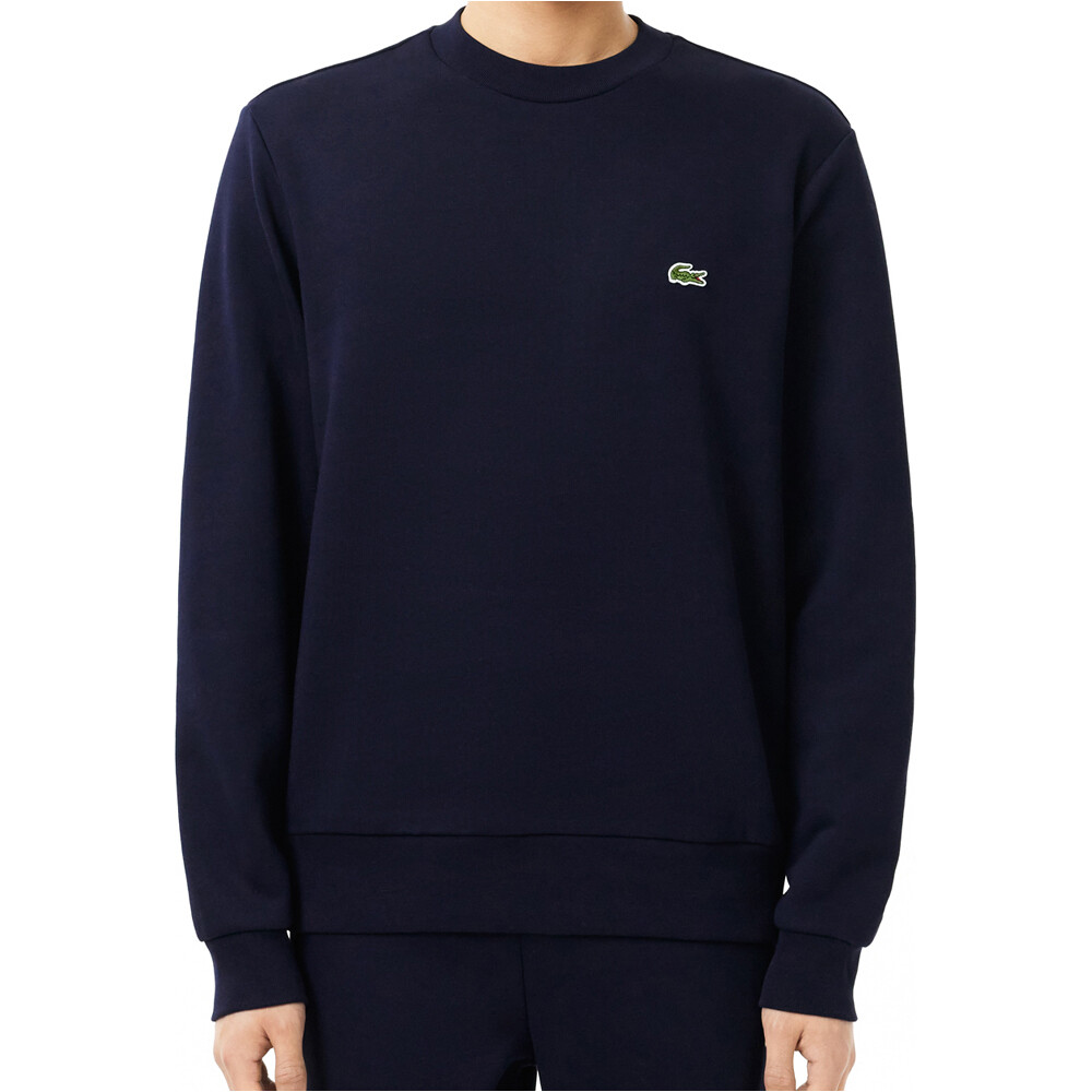 Lacoste sudadera hombre sweatshirt classic crew vista frontal