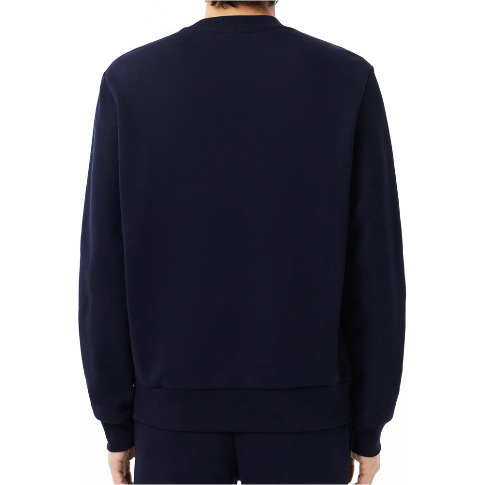 Lacoste sudadera hombre sweatshirt classic crew vista trasera