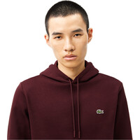 Lacoste sudadera hombre sweatshirt classic hoody vista detalle