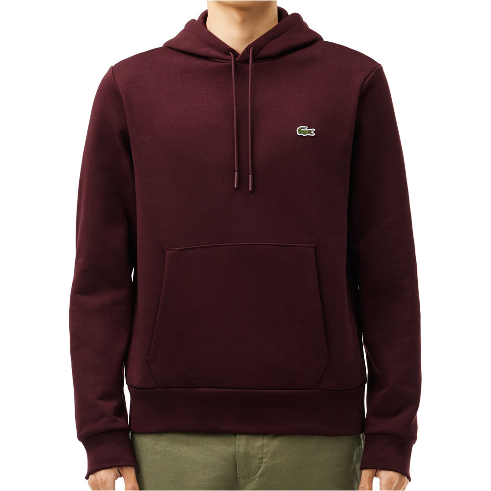 Lacoste sudadera hombre sweatshirt classic hoody vista frontal