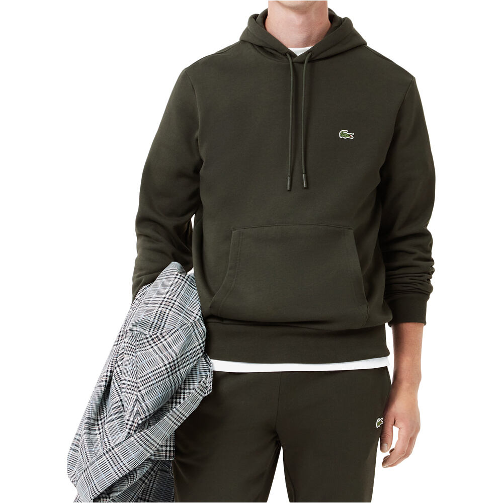 Lacoste sudadera hombre sweatshirt classic hoody vista frontal