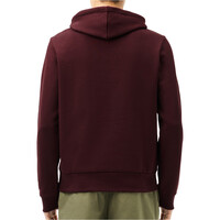 Lacoste sudadera hombre sweatshirt classic hoody vista trasera