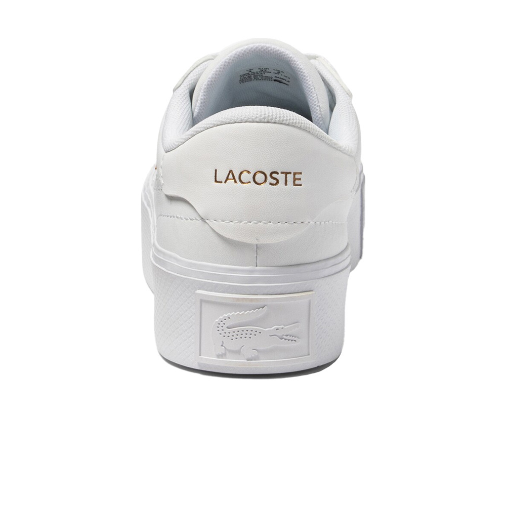 Lacoste zapatilla moda mujer ZIANE PLATFORM LEATHER SNEAKERS vista superior