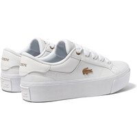 Lacoste zapatilla moda mujer ZIANE PLATFORM LEATHER SNEAKERS vista trasera