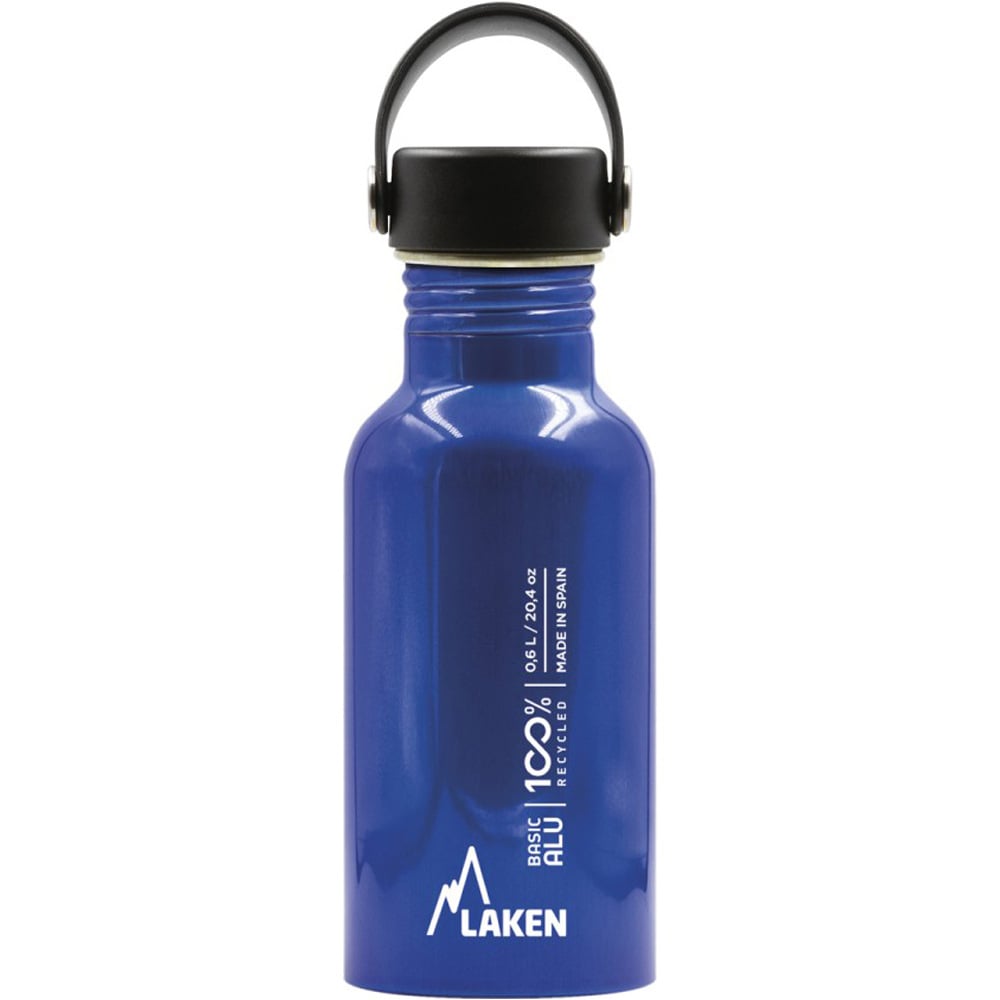 Laken cantimplora Botella aluminio Basic Alu 0,60 L. Tapn Oasis vista frontal