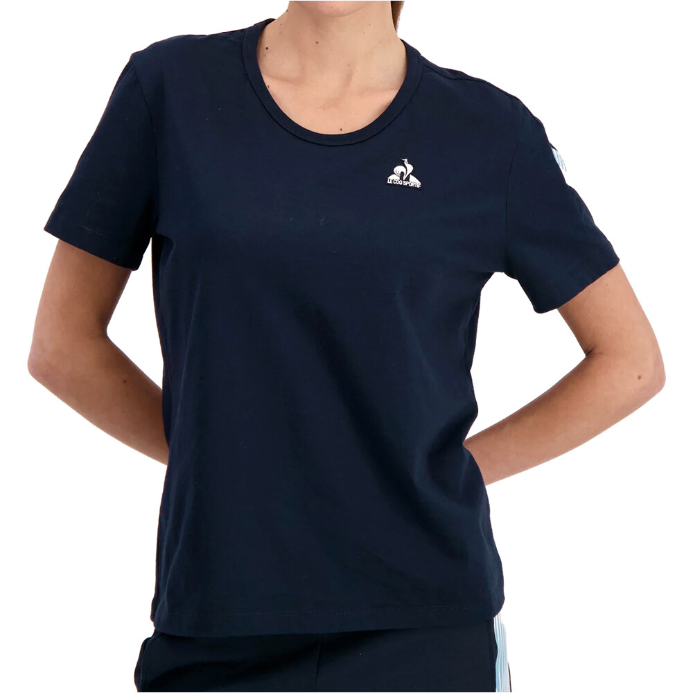 Le Coq Sportif camiseta manga corta mujer HERITAGE Tee SS N1 W vista frontal