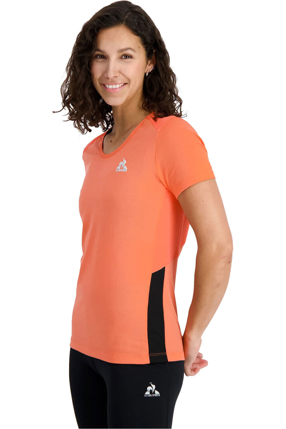 Le Coq Sportif camiseta manga corta mujer TRAINING Tee SS N1 W vista frontal