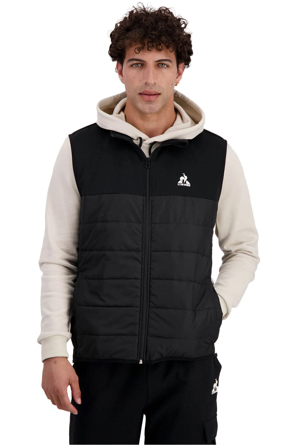 Le Coq Sportif chalecos hombre CONTEMPORAIN Doudoune SL N1 M vista frontal