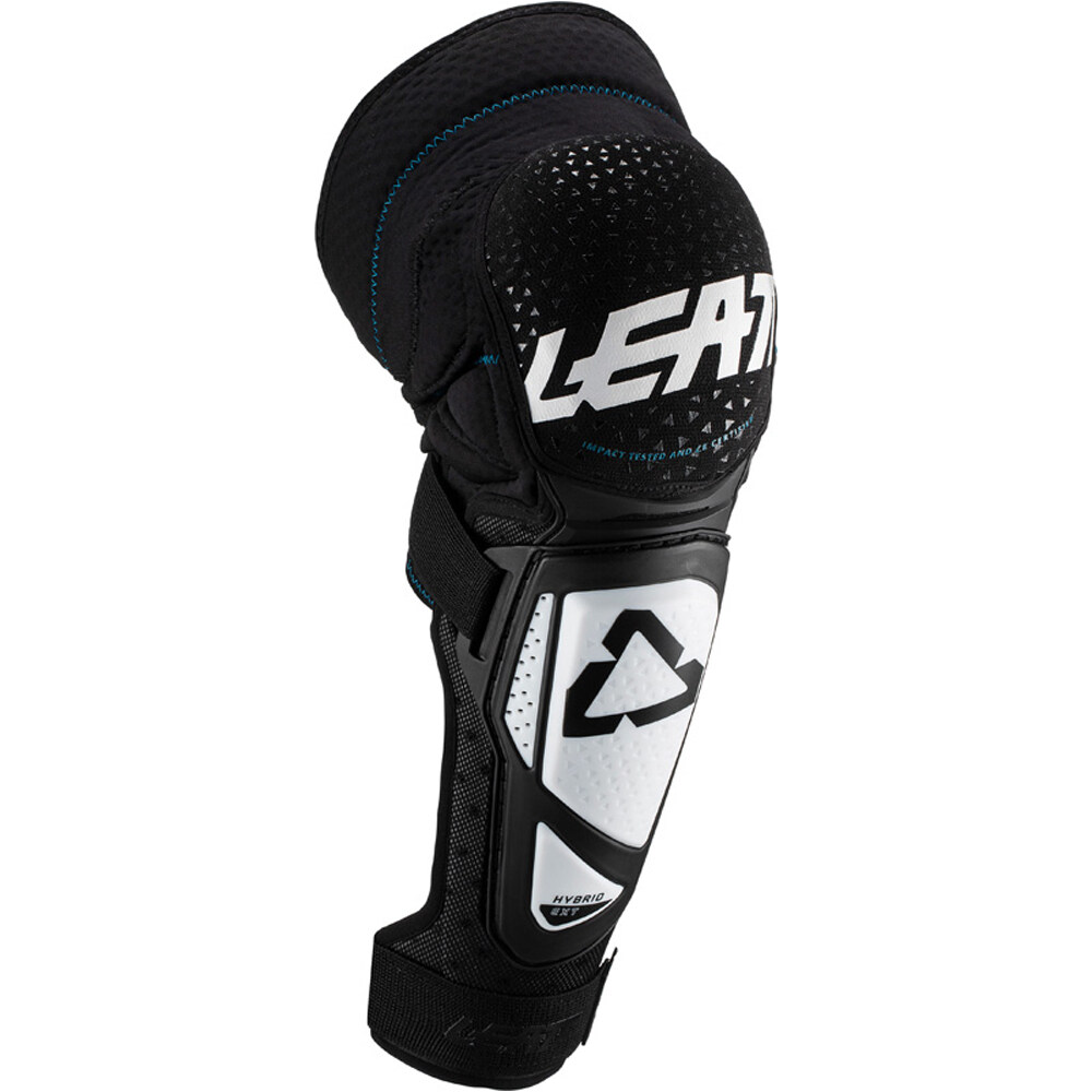 Leatt perneras largas ciclismo Rodillera y Espinillera 3DF Hybrid EXT Jr vista frontal