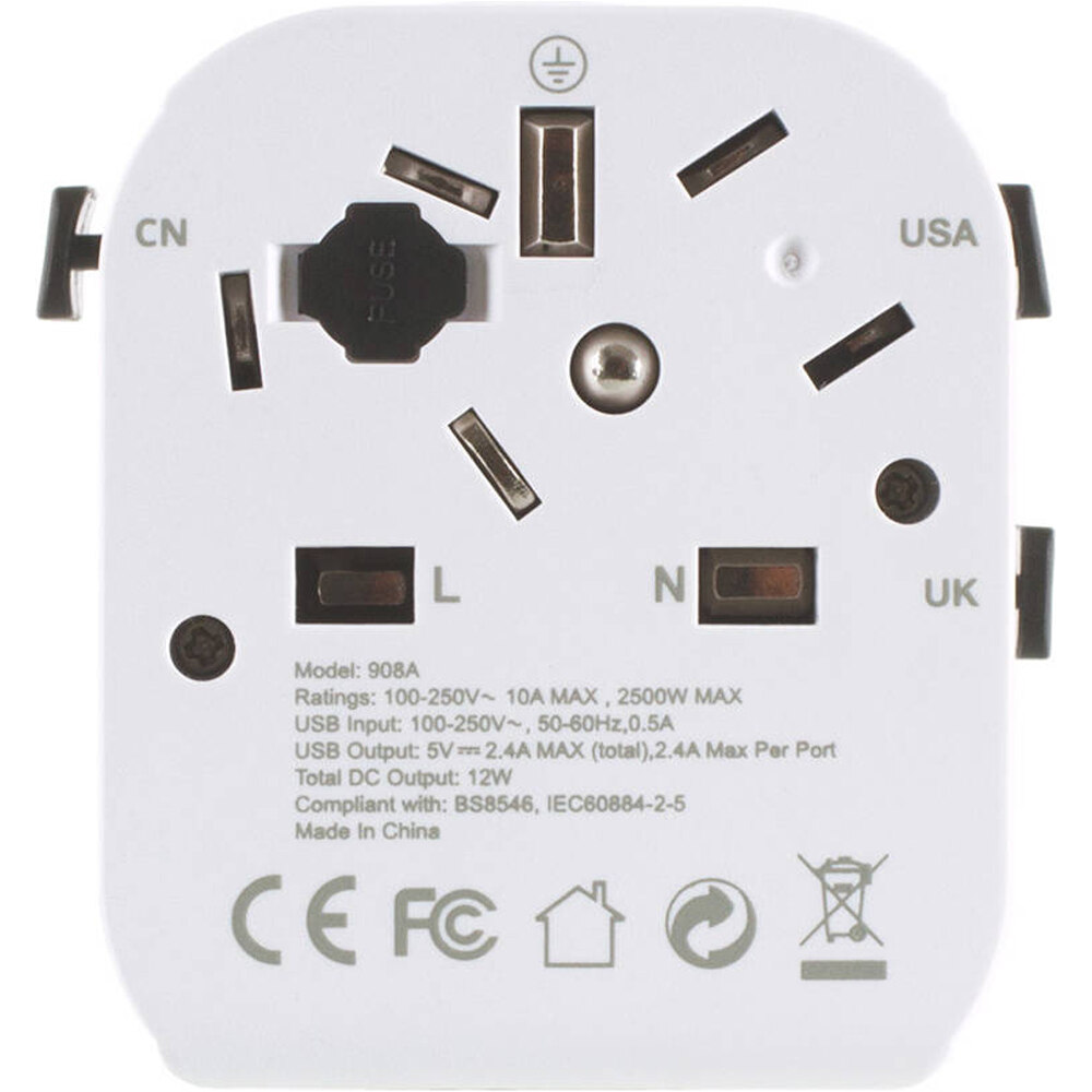 Lifeventure varios instrumento Travel Adaptor 03