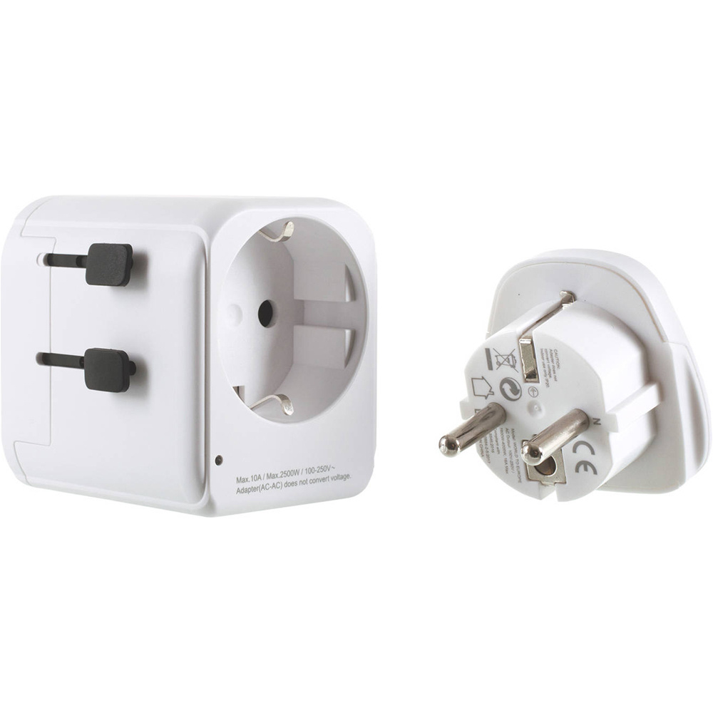 Lifeventure varios instrumento Travel Adaptor vista frontal