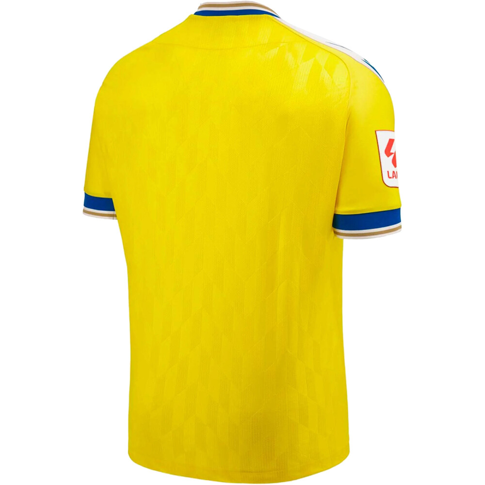 Macron camiseta de fútbol oficiales niño CADIZ 25 HOME SHIRT SS JR vista trasera