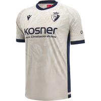 Macron camiseta de fútbol oficiales niño OSASUNA 25 AWAY SHIRT SS JR vista frontal