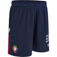 Macron pantalones fútbol oficiales OSASUNA 25 HOME SHORTS SR vista frontal