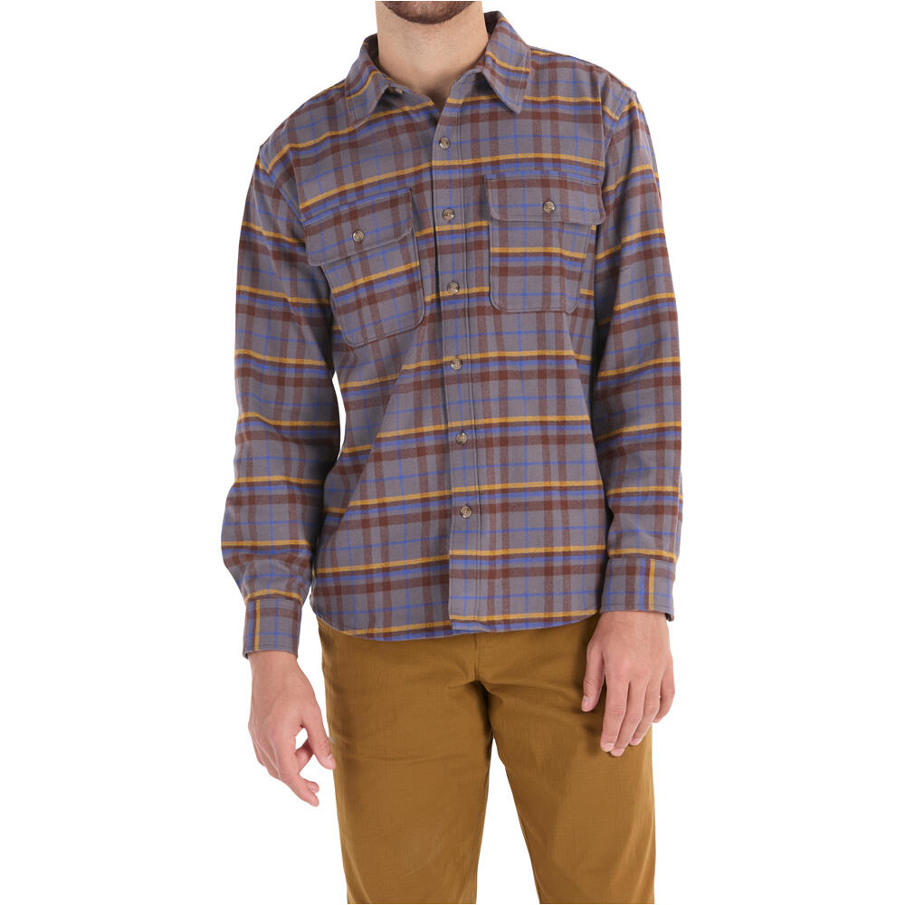 Marmot camisa montaña manga larga hombre Doran Midweight Flannel LS vista frontal