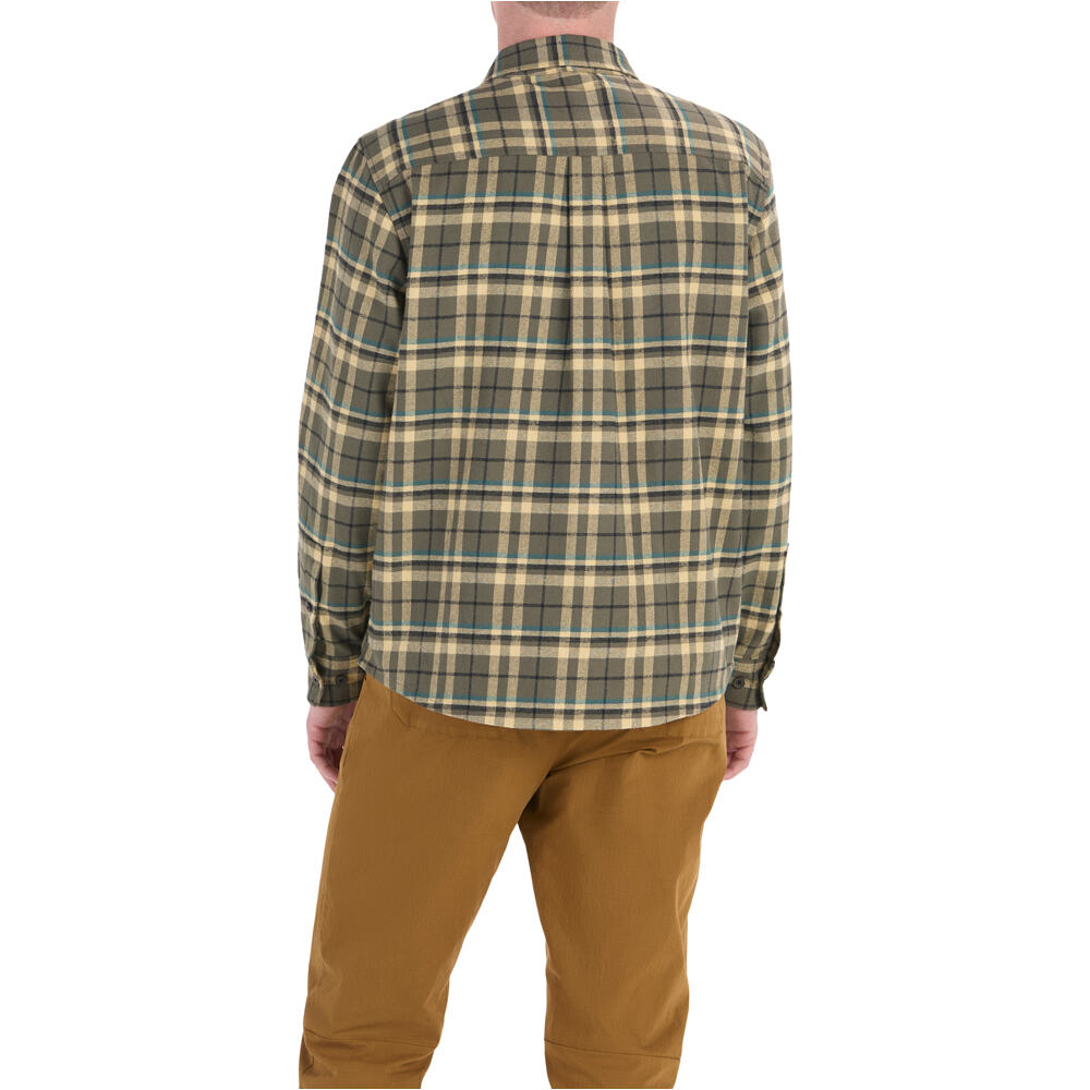 Marmot camisa montaña manga larga hombre Doran Midweight Flannel LS vista trasera