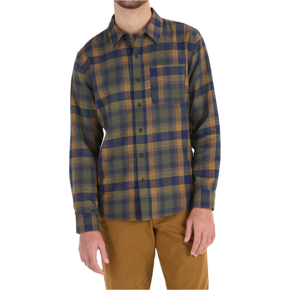 Marmot camisa montaña manga larga hombre Fairfax Novelty Lightweight Flannel LS vista frontal