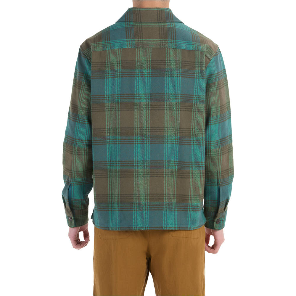 Marmot camisa montaña manga larga hombre Incline Heavyweight Flannel LS vista trasera