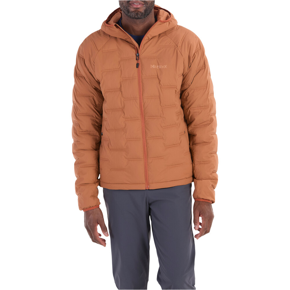 Marmot chaqueta outdoor hombre WarmCube Active Novus Hoody vista frontal