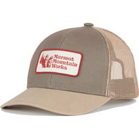 Marmot gorros montaña Retro Trucker Hat vista frontal