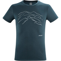 Millet camiseta montaña manga corta hombre BLURRY MOUNTAINS TS SS M vista detalle