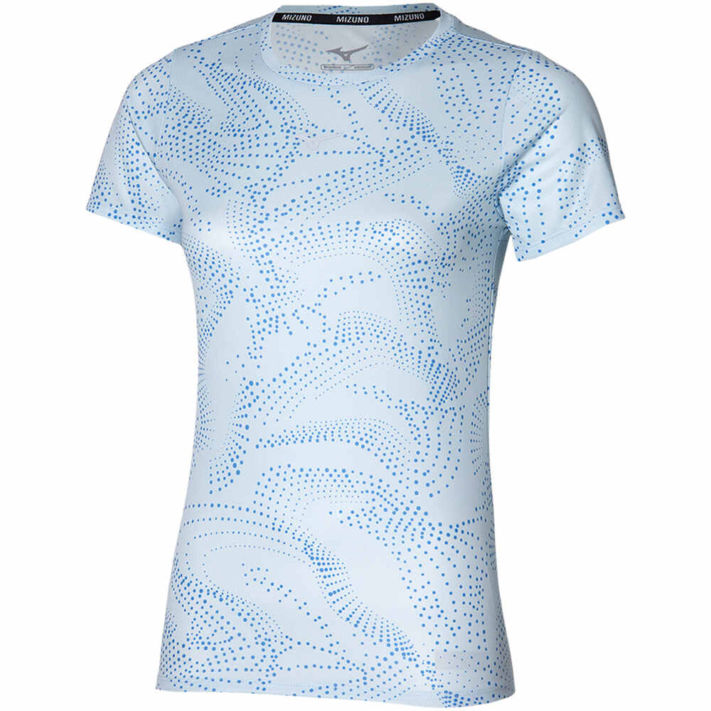 Mizuno camiseta entrenamiento manga corta mujer Impulse Core Graphic tee (W) vista frontal