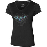 Mizuno camiseta entrenamiento manga corta mujer Impulse Core RB Tee(W) vista frontal