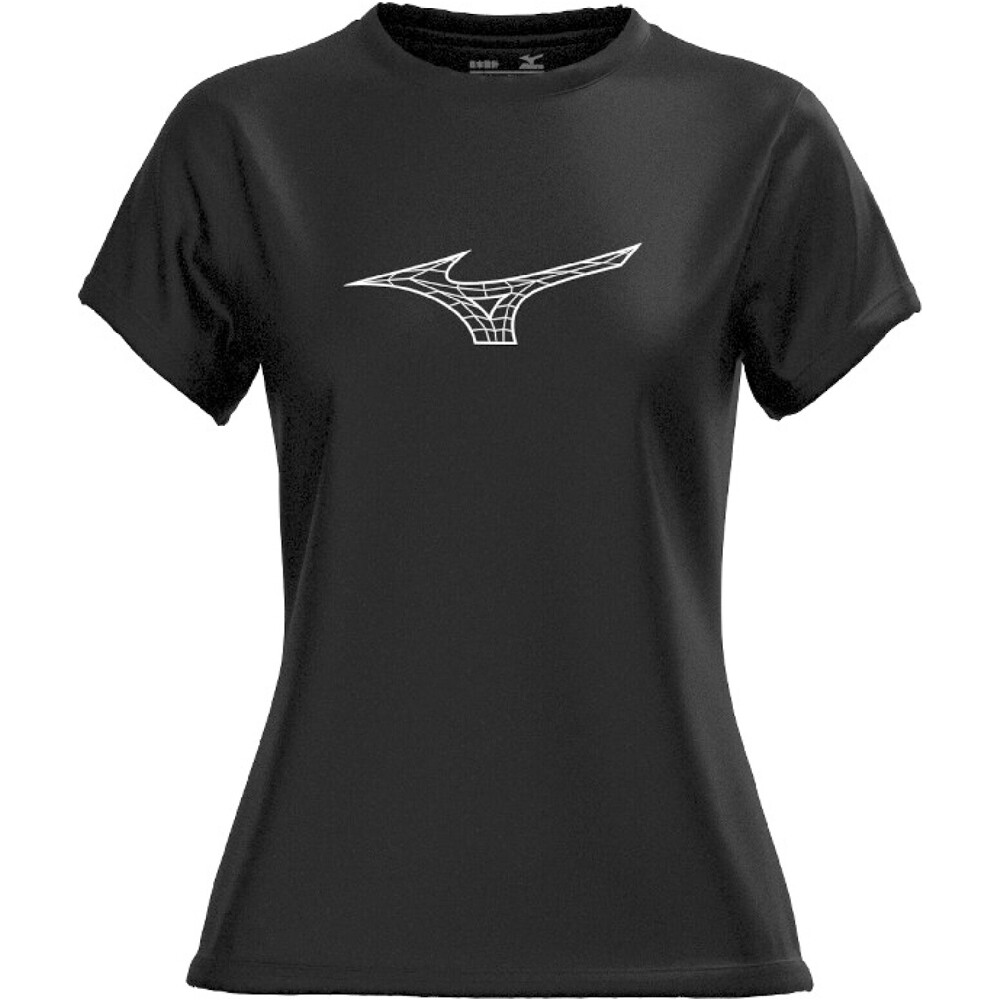 Mizuno camisetas fitness mujer Athletics RB Tee(W) vista frontal