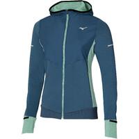 Mizuno CHAQUETA RUNNING MUJER Warmalite Hybrid FZ(W) vista frontal