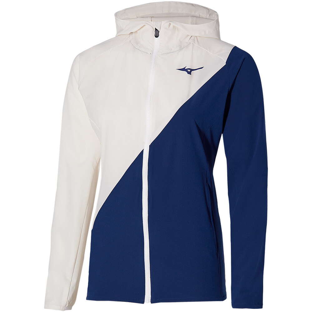 Mizuno sudadera tenis mujer Mugen Hooded Jacket (W) vista frontal