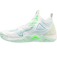 Mizuno zapatilla indoor hombre WAVE MOMENTUM 3 MID (W) lateral exterior