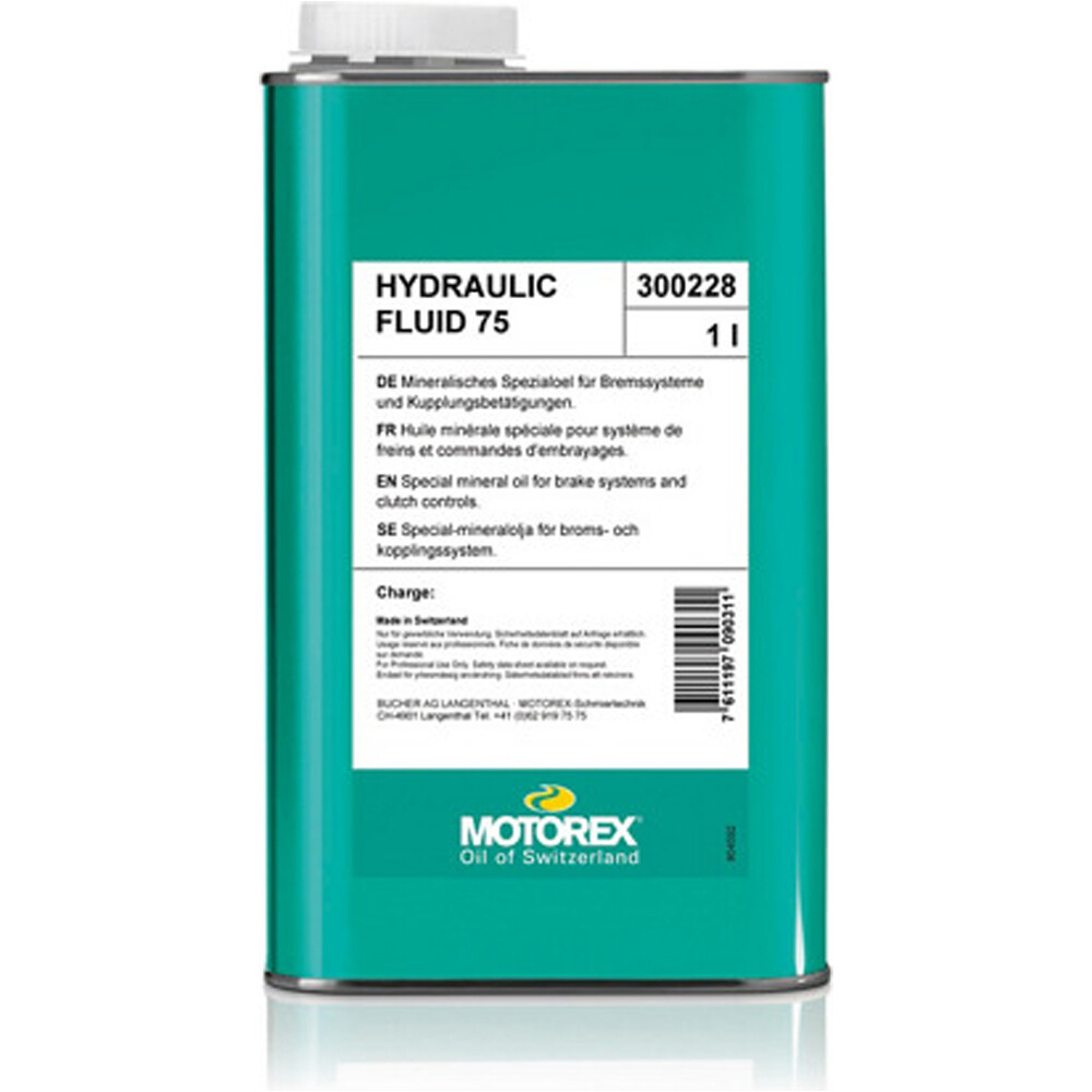 Motorex aceites y lubricante bicicleta Motorex Hydraulic Fluid vista frontal