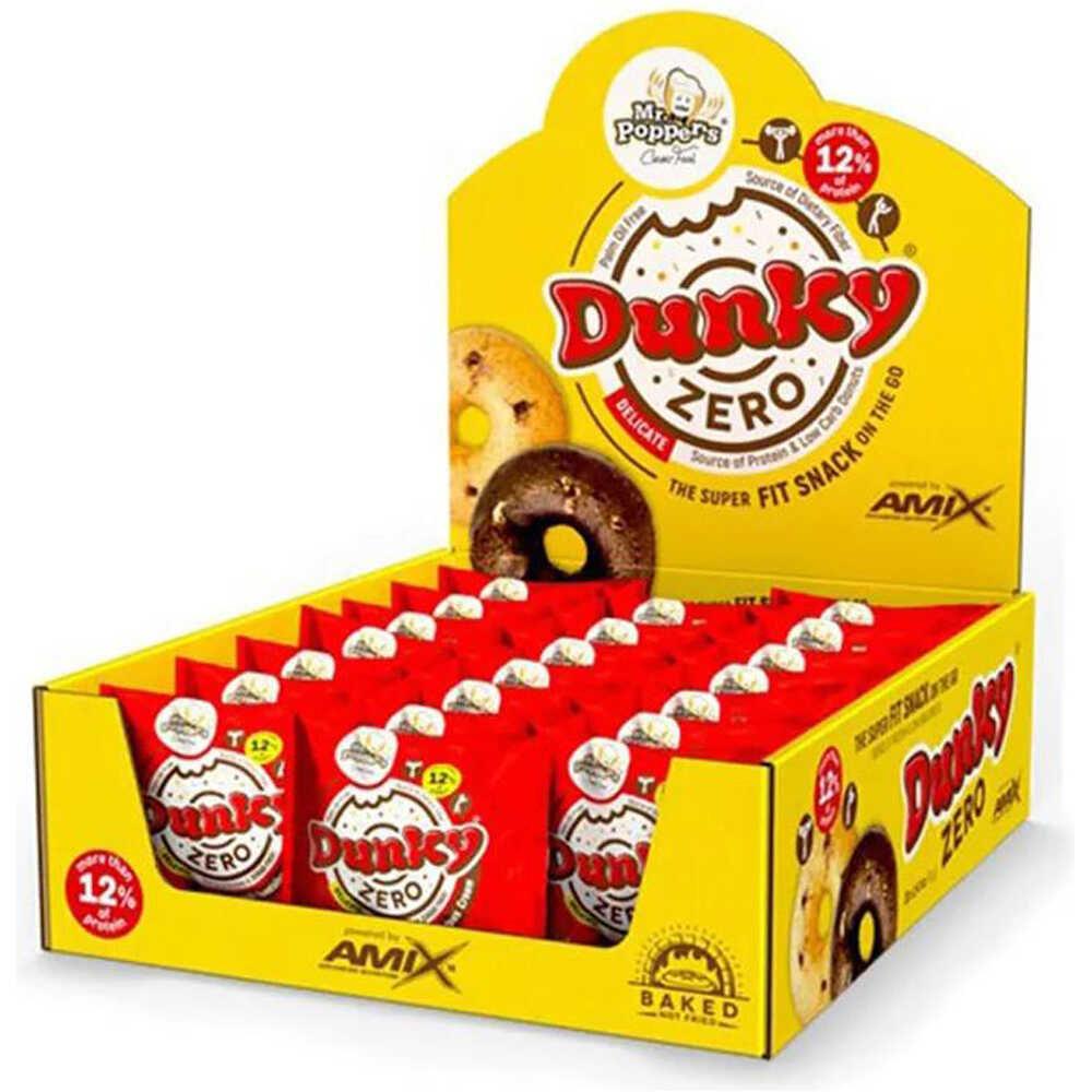 Mr. Poppers Cookies DUNKY ZERO 20*70GR Black Cookie-Crema de Spculoos vista frontal