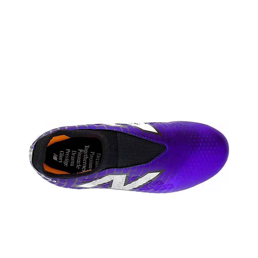 New Balance botas de futbol niño cesped artificial TEKELA MAGIQUE JR FG V4+ vista superior