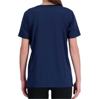 New Balance camiseta entrenamiento manga corta mujer New Balance Short Sleeve vista trasera