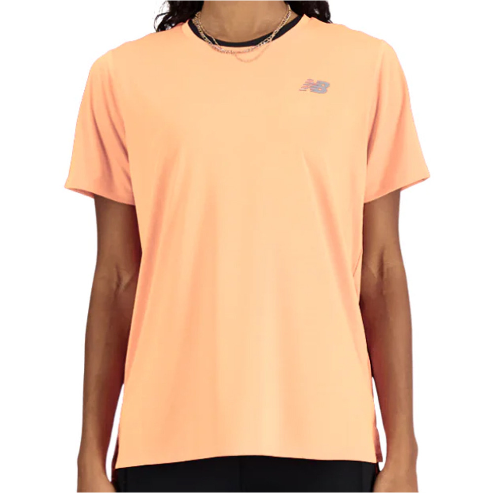 New Balance camiseta entrenamiento manga corta mujer Sport Essentials T-Shirt vista frontal