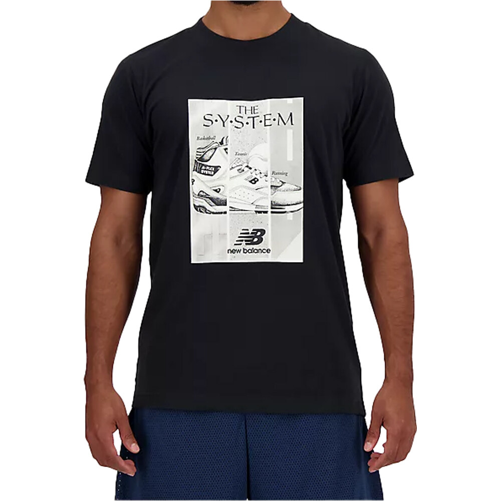 New Balance camiseta manga corta hombre New Balance Poster Tee vista frontal