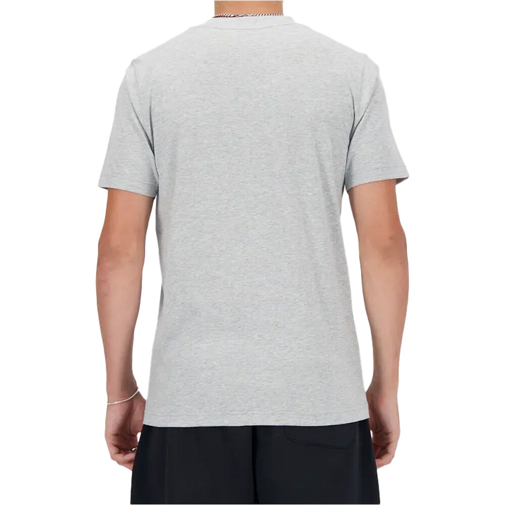 New Balance camiseta manga corta hombre New Balance Stacked Logo T-Shirt vista trasera