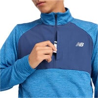 New Balance camiseta técnica manga larga hombre Athletics Heat Grid 1/2 Zip 03